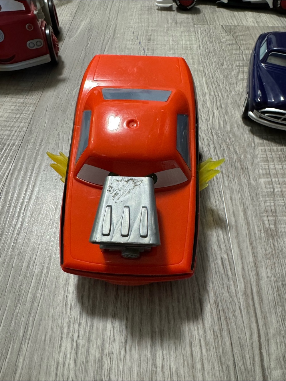 vintage Mattel Disney Pixar Cars "Funny Talkers" Snot Rod oversized talking toy